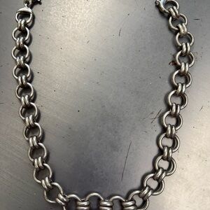 Chunky Silver Chain Necklace